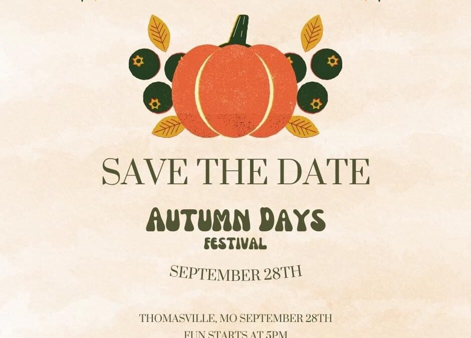 Save the Date: 2nd Annual Autumn Days Festival